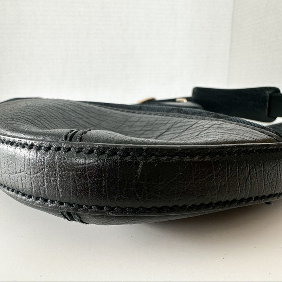 Pre-Loved GUCCI Horsebit SherryGG Canvas Leather Shoulder Bag Vintage - Picture 11 of 12